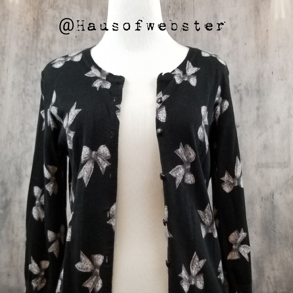 [Cynthia Cynthia Rowley] bow pattern cardigan